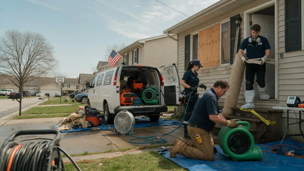 Water Damage Restoration in Brookville, PA near me